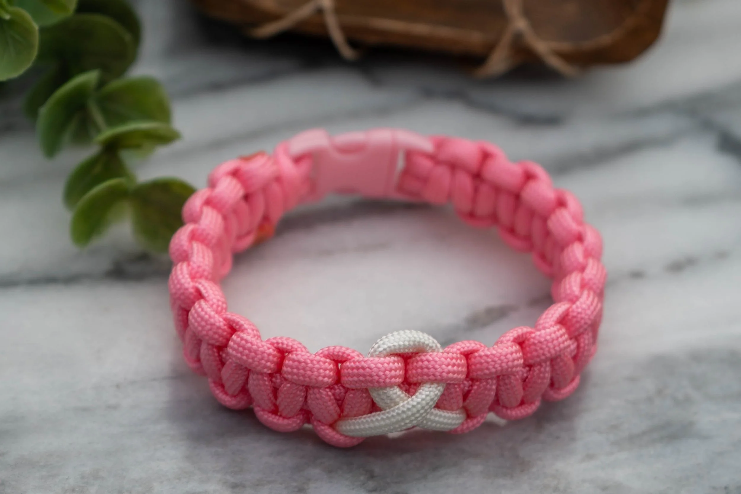 Breast Cancer Awareness Paracord Bracelet Nova Heart Designs